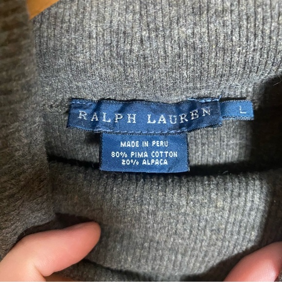 Pristine Ralph Lauren Alpaca Blend Turtleneck Sweater - Picture 3 of 7